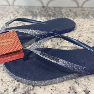 Havaianas Sparkling Blue Sandals